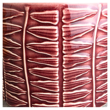 Load image into Gallery viewer, The Leaferie Otto pot 2 colors yellow and red ceramic pot.