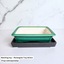 Load image into Gallery viewer, The Leaferie Bonsai Series 67. 3 colours rectangular ceramic pot.