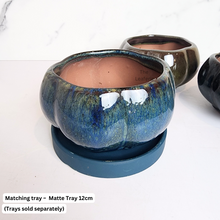 Load image into Gallery viewer, The Leaferie Bonsai pot series 64. 3 colours ceramic pot
