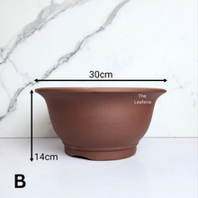 Load image into Gallery viewer, The Leaferie Bonsai Series 52. 3 sizes, zisha pots.