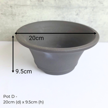 Load image into Gallery viewer, As-Is Dec 2025 Collage of various ceramic pots and planters with Leaferie logo.