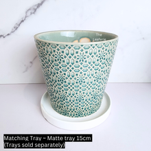 Load image into Gallery viewer, The Leaferie Vana Flowerpot. 3 colours ceramic pot