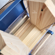 Load image into Gallery viewer, The Leaferie Bird Feeder. made of wood. 2 colours