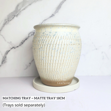 Load image into Gallery viewer, The Leaferie Anika Big pot. 2 designs ceramic pot
