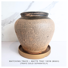 Load image into Gallery viewer, pico Ceramic pots with 'Leaferie' branding on a white background. 2 colours