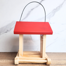 Load image into Gallery viewer, The Leaferie Bird Feeder. made of wood. 2 colours