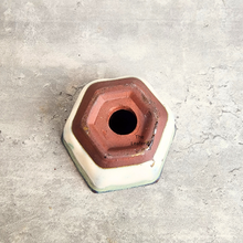 Load image into Gallery viewer, The Leaferie Bonsai 79. Hexagon shape 4 colours ceramic pot