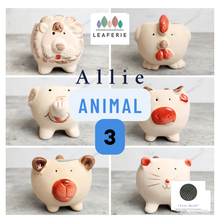 Load image into Gallery viewer, Allie Animals Flowerpots (Series 3)