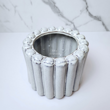Load image into Gallery viewer, The Leaferie Emer plant pot. ceramic ice cream stick pot . Front view