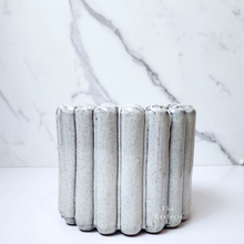 Load image into Gallery viewer, The Leaferie Emer plant pot. ceramic ice cream stick pot . Front view maxi