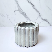 Load image into Gallery viewer, The Leaferie Emer plant pot. ceramic ice cream stick pot . Front view