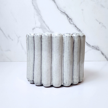 Load image into Gallery viewer, The Leaferie Emer plant pot. ceramic ice cream stick pot . Front view