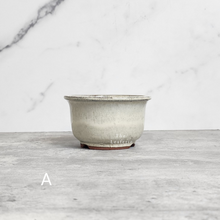 Load image into Gallery viewer, The Leaferie Bonsai Series 21. 4 designs. made from zisha . Front view of all pot A