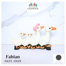 Load image into Gallery viewer, Fabian Cast Iron Duck Garden Decoration
