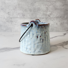 Load image into Gallery viewer, The Leaferie Mari bucket ceramic plant pot. side view.. Pot A