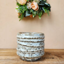 Load image into Gallery viewer, The Leaferie Liadan beige ceramic flowerpot