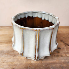 Load image into Gallery viewer, The Leaferie Imogen beige ceramic flowerpot