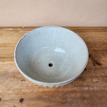Load image into Gallery viewer, The Leaferie Cessair shallow plant pot. ceramic bowl. top view