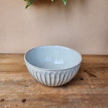 Load image into Gallery viewer, The Leaferie Cessair shallow plant pot. ceramic bowl. front view