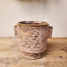 Load image into Gallery viewer, The Leaferie Etienne planter. ceramic pot. front view