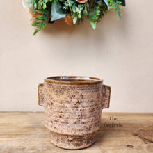 Load image into Gallery viewer, The Leaferie Etienne planter. ceramic pot. front view