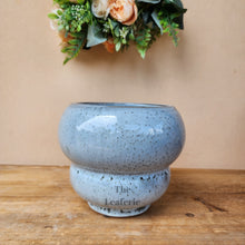 Load image into Gallery viewer, The Leaferie Cedric ceramic pot. 2 designs . front view of Design B close up
