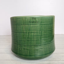 Load image into Gallery viewer, The Leaferie Macha green ceramic pot.