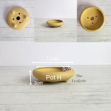 Load image into Gallery viewer, The Leaferie Bonsai tray pot Series 4. zisha or purple sand material. 9 designs. Pot H