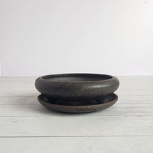 Load image into Gallery viewer, The Leaferie Zisha purple sand trays . 7 sizes and 6 colours. suitable for bonsai. front view pot with tray