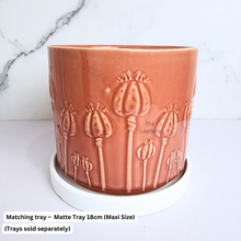 Load image into Gallery viewer, Poppy Flowerpot
