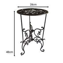 Load image into Gallery viewer, The Leaferie Cast Iron Single plant stand.