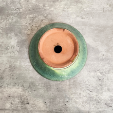 Load image into Gallery viewer, The Leaferie Bonsai planter series 23 . rounc zisha trays with 5 colours. bottom view