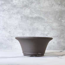 Load image into Gallery viewer, The Leaferie Bonsai plant pots Series 20. Material Zisha 3 sizes . Front view of maxi size