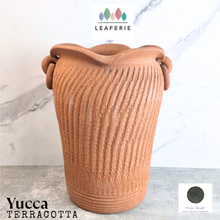 Load image into Gallery viewer, Yucca Tall Terracotta Flowerpot
