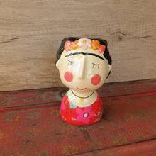 Load image into Gallery viewer, The Leaferie chinoiserie plant pot. ceramic figurine flowerpot . front view