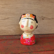 Load image into Gallery viewer, The Leaferie chinoiserie plant pot. ceramic figurine flowerpot . front view