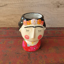 Load image into Gallery viewer, The Leaferie chinoiserie plant pot. ceramic figurine flowerpot . top view