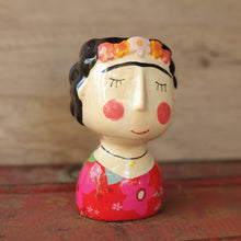 Load image into Gallery viewer, The Leaferie chinoiserie plant pot. ceramic figurine flowerpot . front view close up