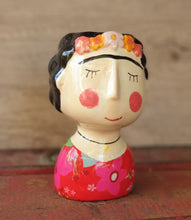 Load image into Gallery viewer, The Leaferie chinoiserie plant pot. ceramic figurine flowerpot . front view close up