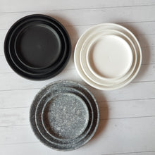 Load image into Gallery viewer, The Leaferie Ceramic round trays . close up and top view
