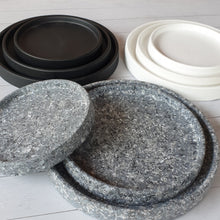 Load image into Gallery viewer, The Leaferie Ceramic round trays . close up