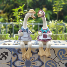 Load image into Gallery viewer, Louie and dewey duck decoration. made from resin. set of 2