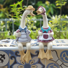 Load image into Gallery viewer, Louie and dewey duck decoration. made from resin. set of 2