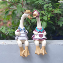 Load image into Gallery viewer, Louie and dewey duck decoration. made from resin. set of 2