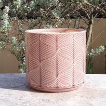 Load image into Gallery viewer, The Leaferie Réunion flowerpot. ceramic material . 3 colours and designs