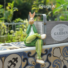 Load image into Gallery viewer, The Leaferie Thumper Rabbit garden decoration. 3 designs made from Resin. Design A
