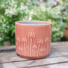 Load image into Gallery viewer, The Leaferie Poppy ceramic pot