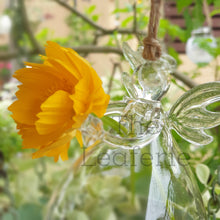 Load image into Gallery viewer, The Leaferie Hanging glass angel vase / pot