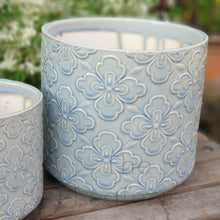 Load image into Gallery viewer, The Leaferie santorini ceramic flowerpot