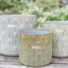 Load image into Gallery viewer, The Leaferie Siena ceramic flowerpot. 3 sizes